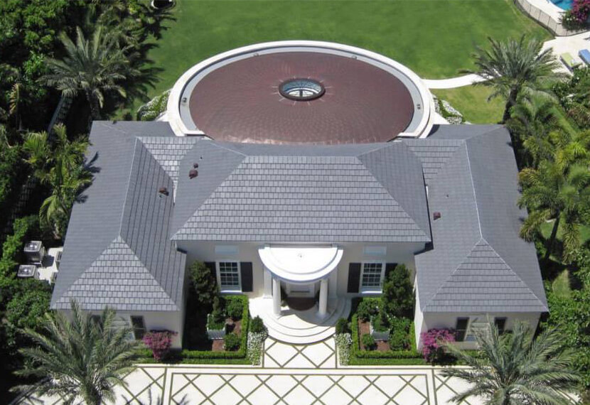 roof installed by our luxury roofers in palm beach